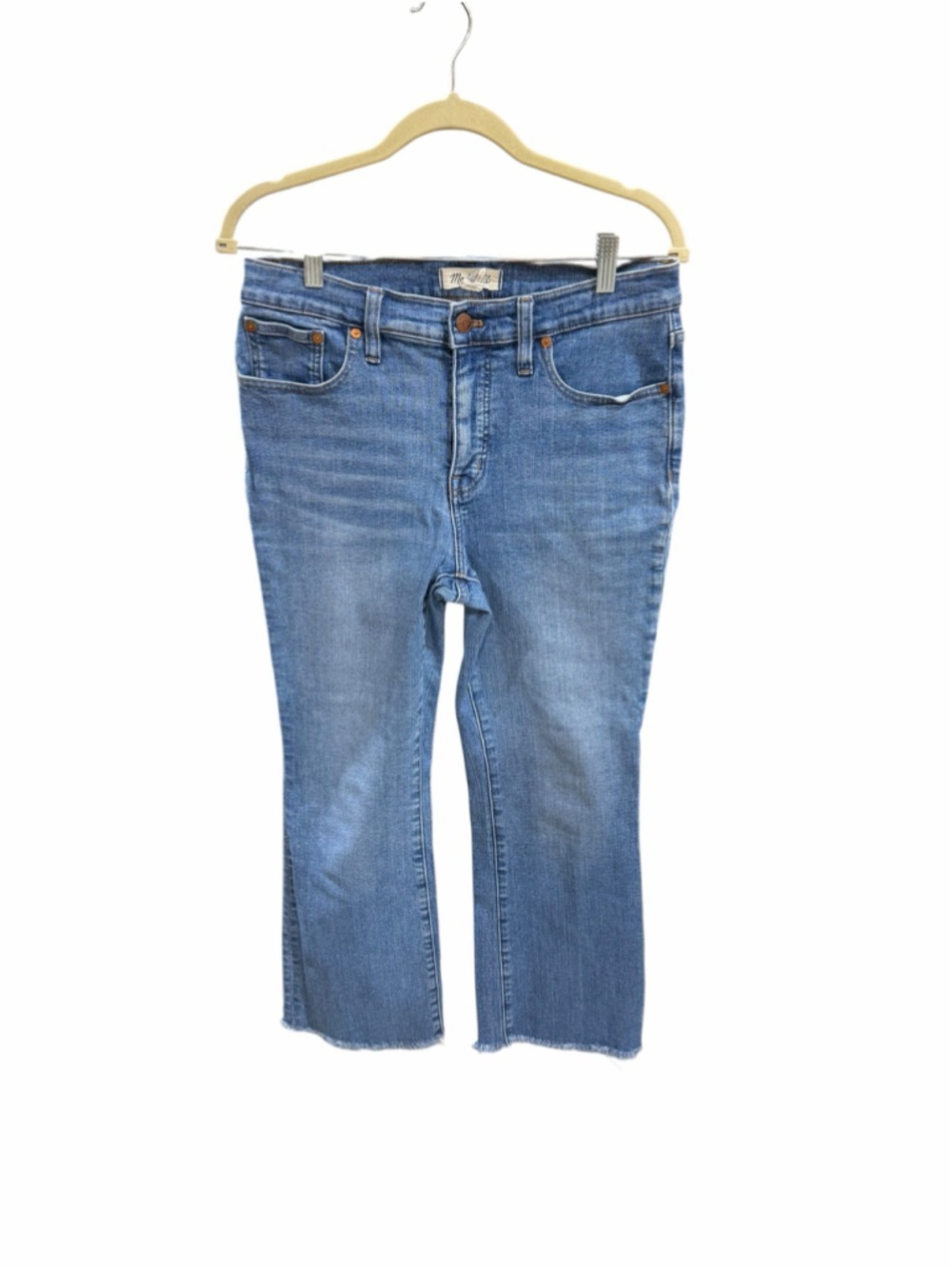Women's Madewell Mid-Rise Kick Out Jeans Blue Size 29